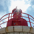 Lighthouse at the port of Sanary-sur-Mer